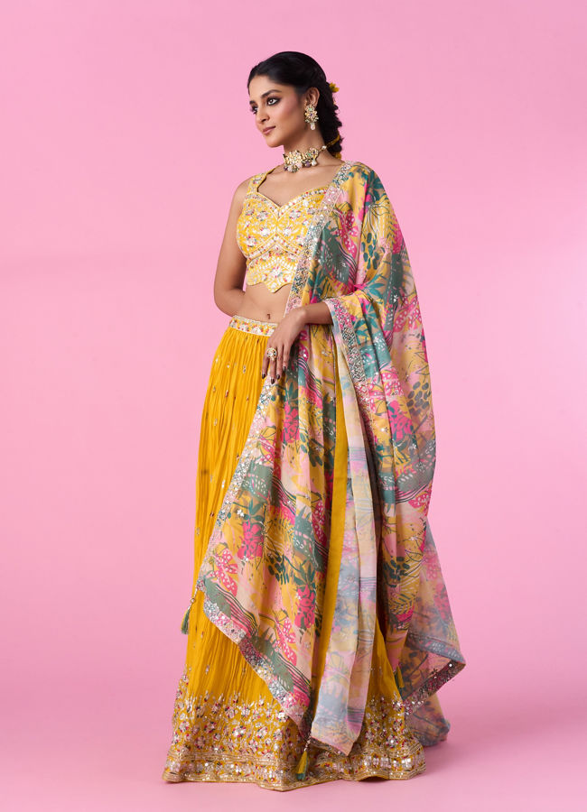 Mohey Women Sunshine Sparkle Lehenga