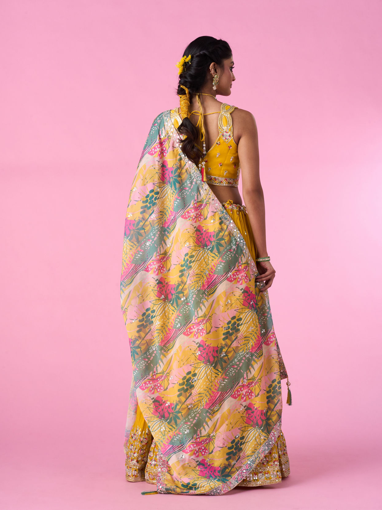 Mohey Women Sunshine Sparkle Lehenga