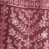 Purple Organza Lehenga with Hand Embroidery