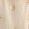 Cream Tissue Lehenga with Mirror Work