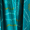Green Chinon Lehenga with Mirror Work