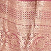 Wine Art Silk Lehenga with Hand Embroidery