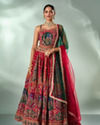 Mohey Women Pink Art Silk Lehenga with Cutdana Work