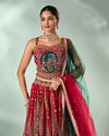 Mohey Women Pink Art Silk Lehenga with Cutdana Work