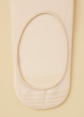 Manyavar Men Ivory White Low Cut Ankle Socks