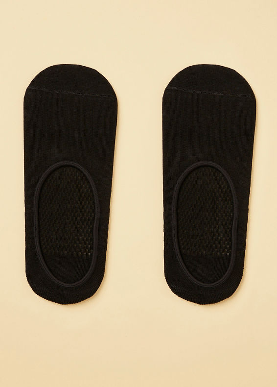 Manyavar Men Charcoal Black Textured Knitted Socks