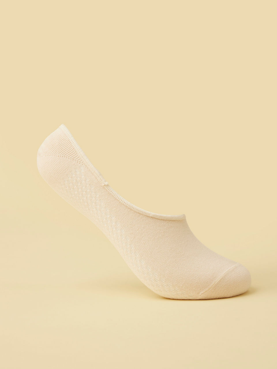 Manyavar Men Cream Pink No Show Socks