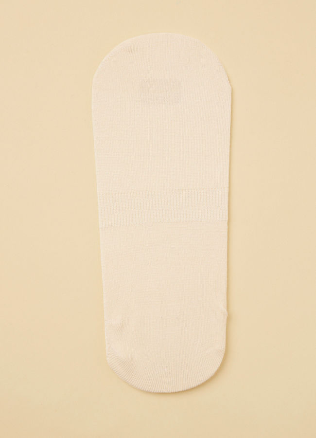 Cream Men's Socks image number 3