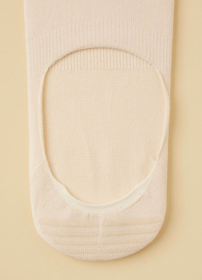 Cream Men's Socks image number 1