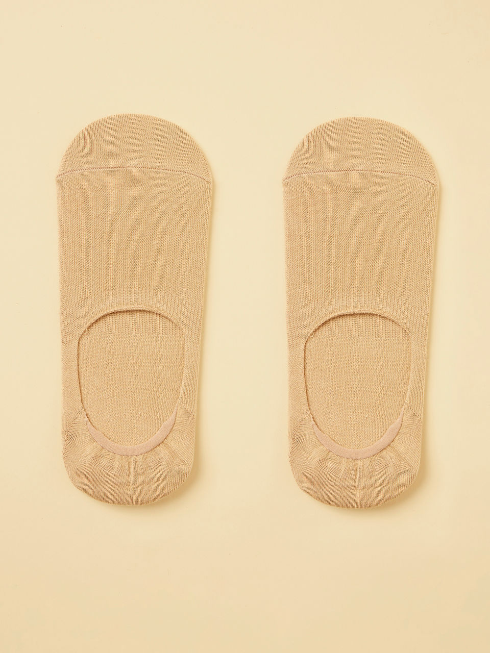 Manyavar Men Biscuit Beige No Show Socks