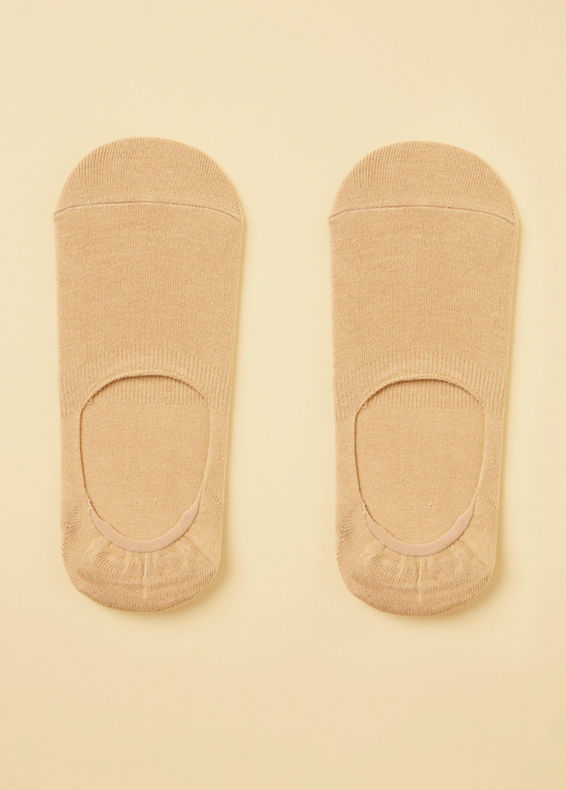 Manyavar Men Biscuit Beige No Show Socks