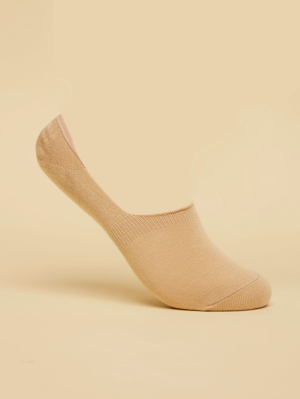 Manyavar Men Biscuit Beige No Show Socks