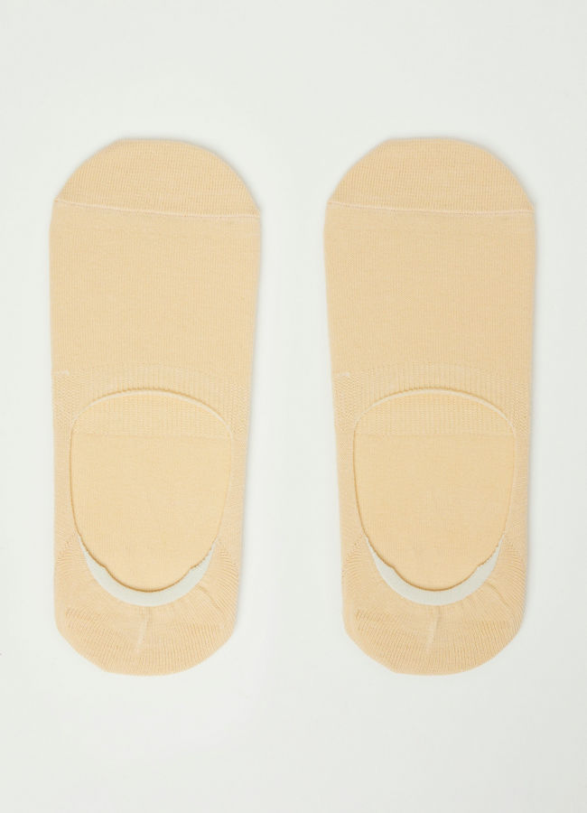 Manyavar Men Butter Yellow No Show Socks