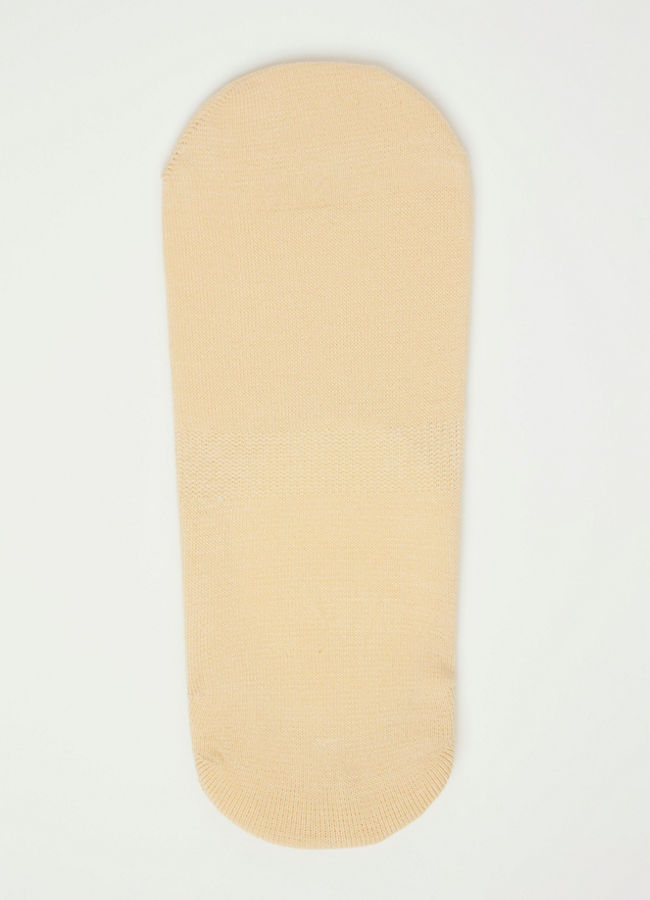 Manyavar Men Butter Yellow No Show Socks