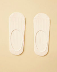 Manyavar Men Off White Low Cut Ankle Socks