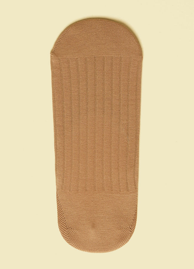 alt message - Manyavar Men Fawn Textured Socks image number 3