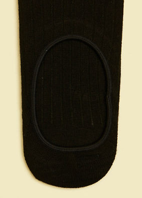 Manyavar Men Charcoal Black No Show Socks