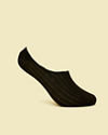 Manyavar Men Charcoal Black No Show Socks
