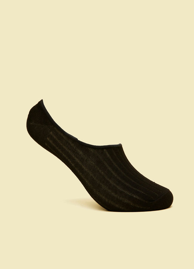 Manyavar Men Charcoal Black No Show Socks