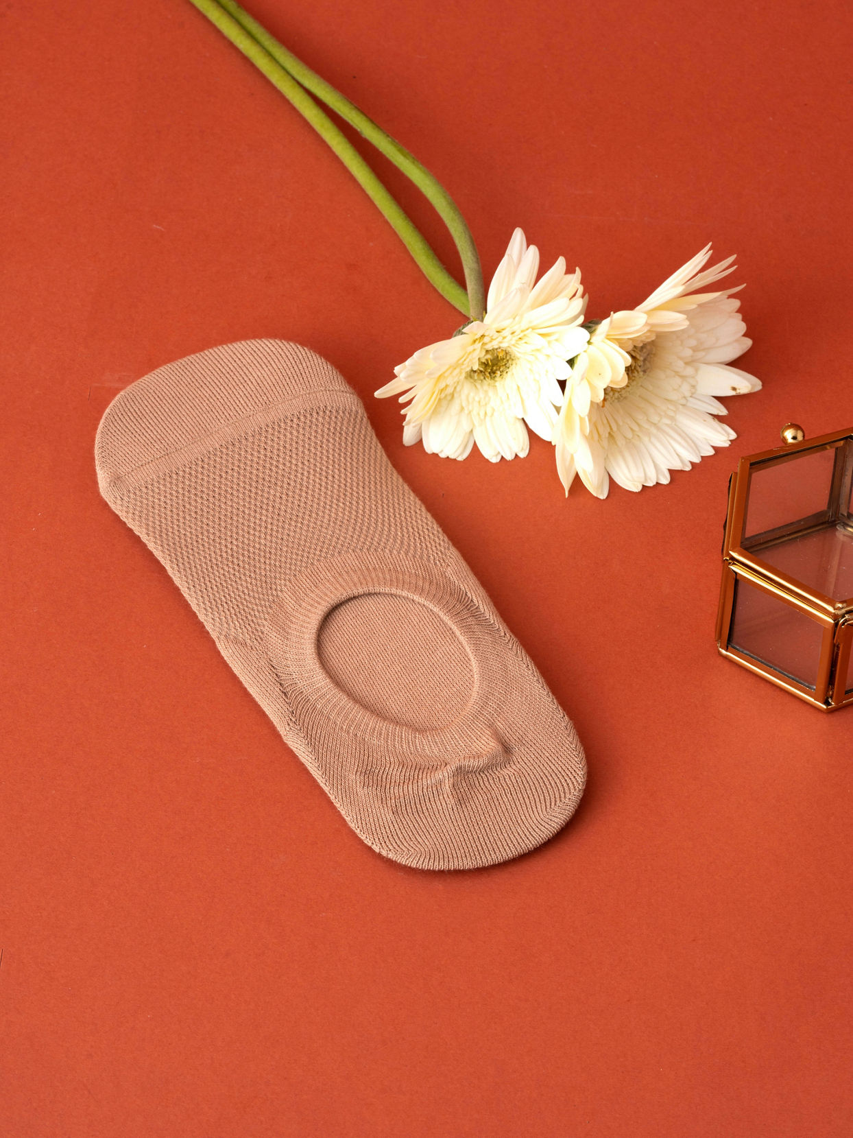 Manyavar Men Brown Knitted Festivity Socks