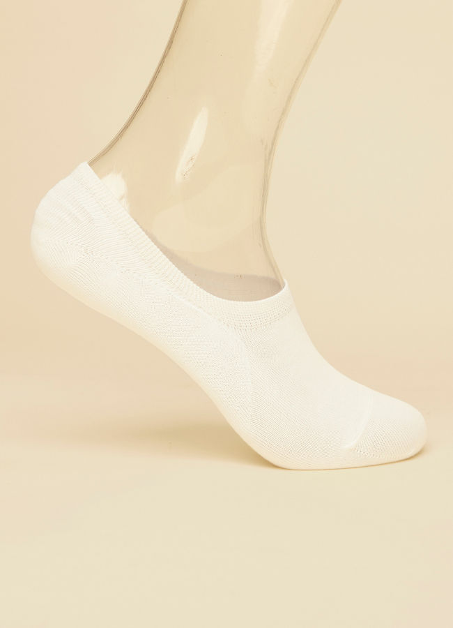 Manyavar Men Posh Knitted White Socks