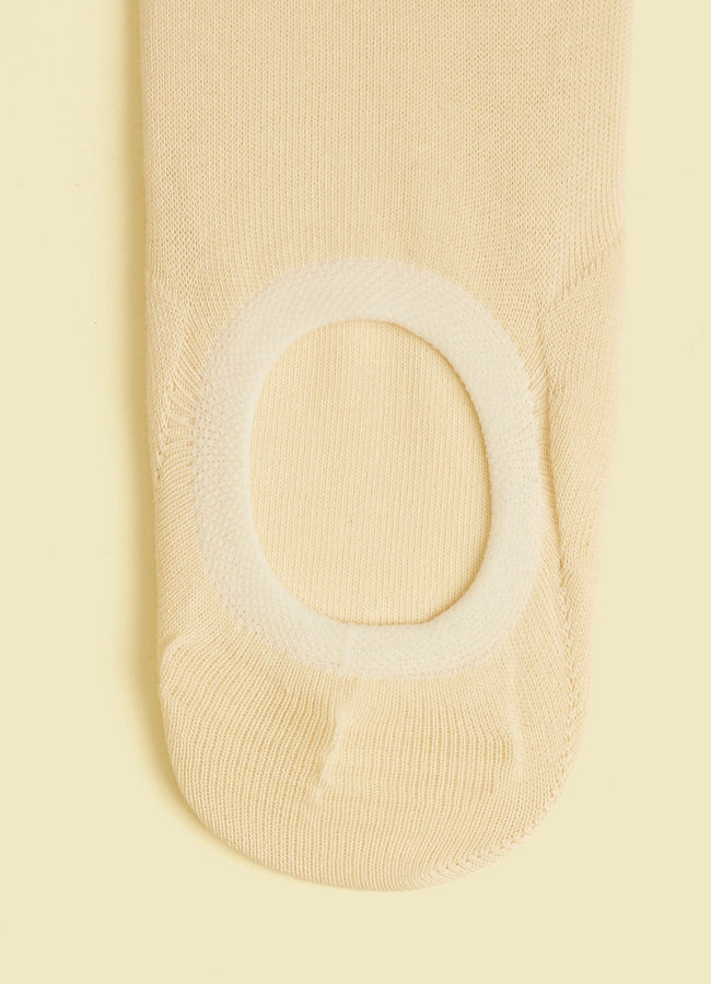 Manyavar Men Cream Elegance Knit Socks