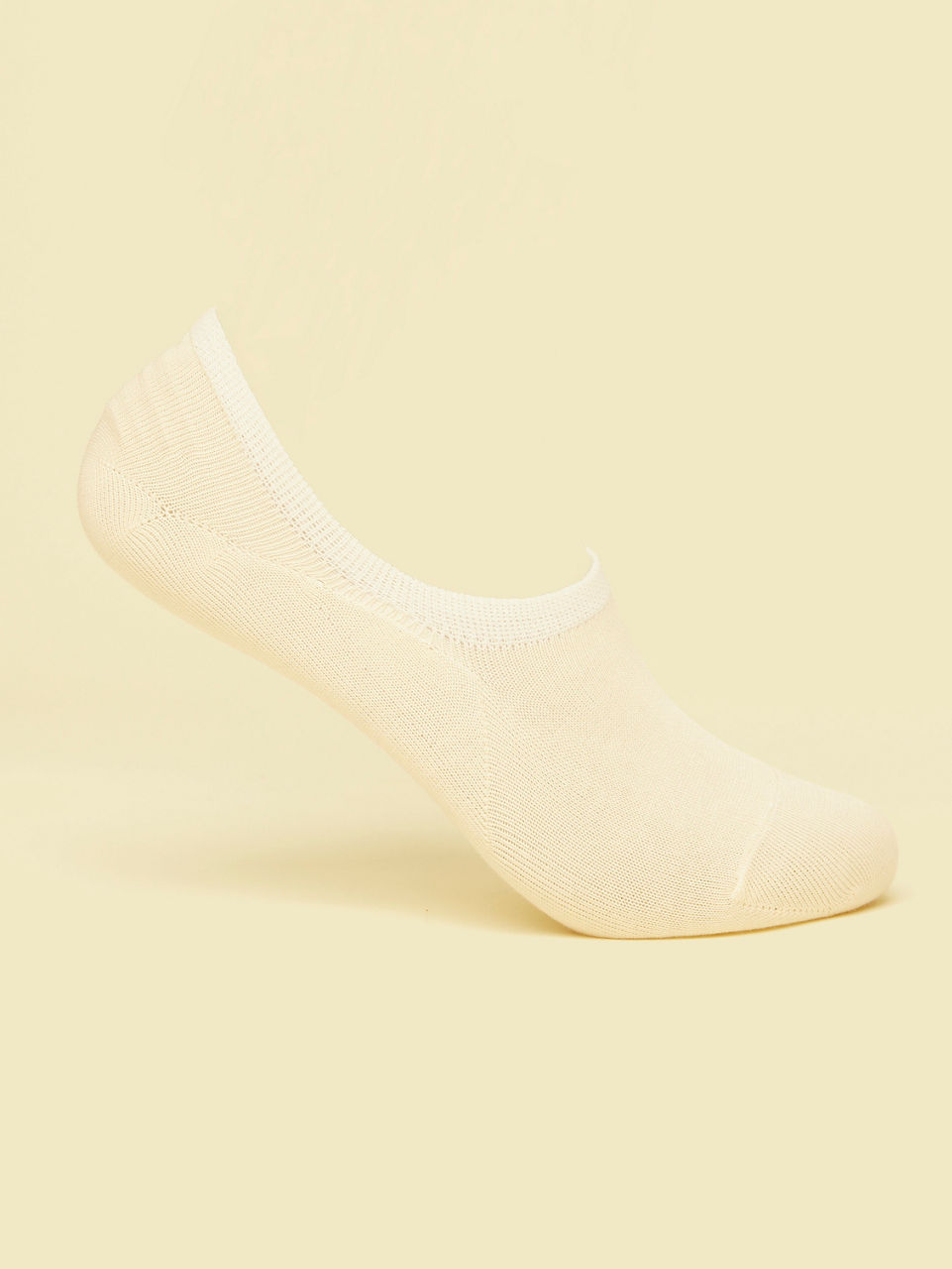 Manyavar Men Cream Elegance Knit Socks