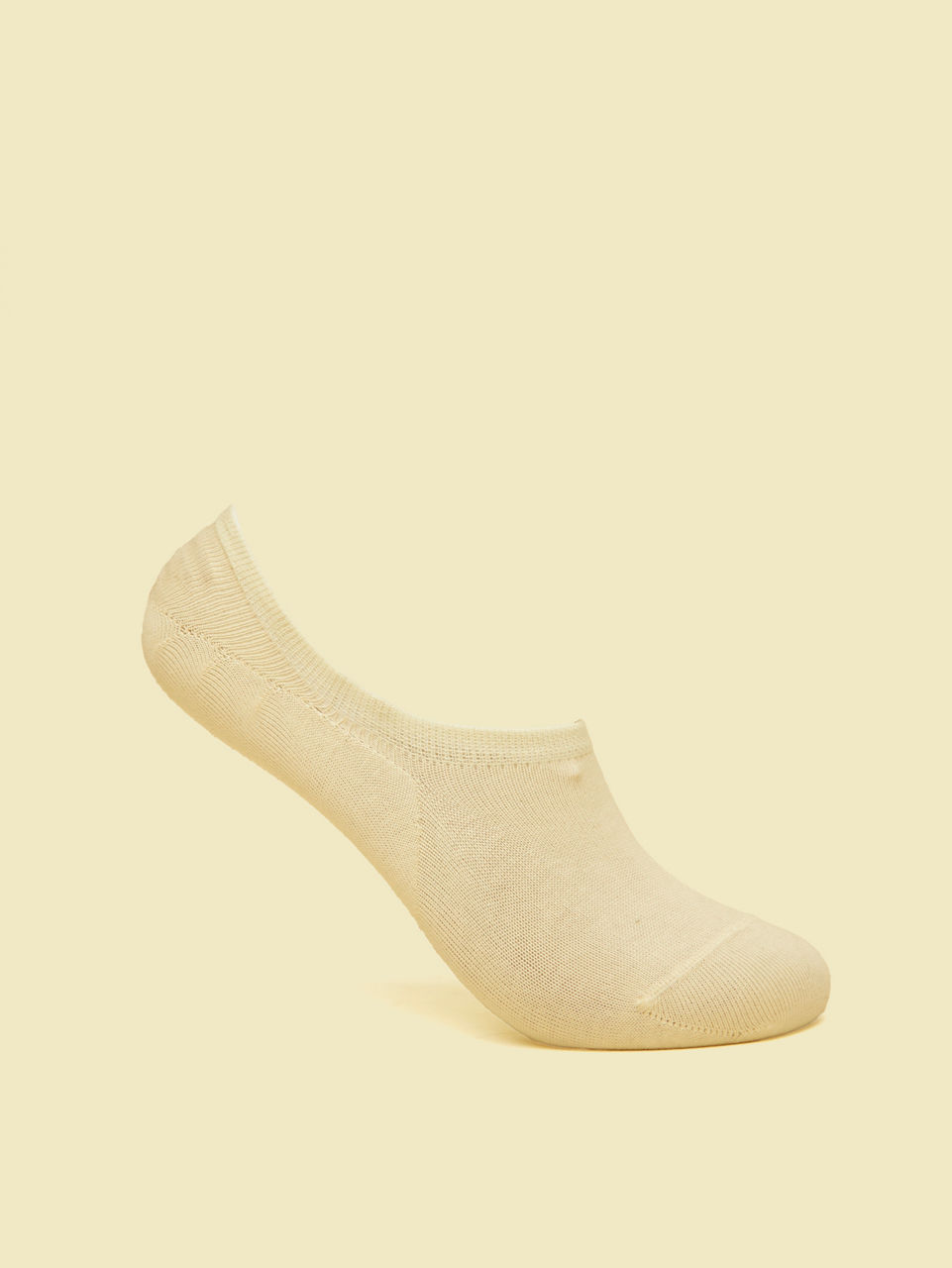 Manyavar Men Warm White Textured No Show Socks