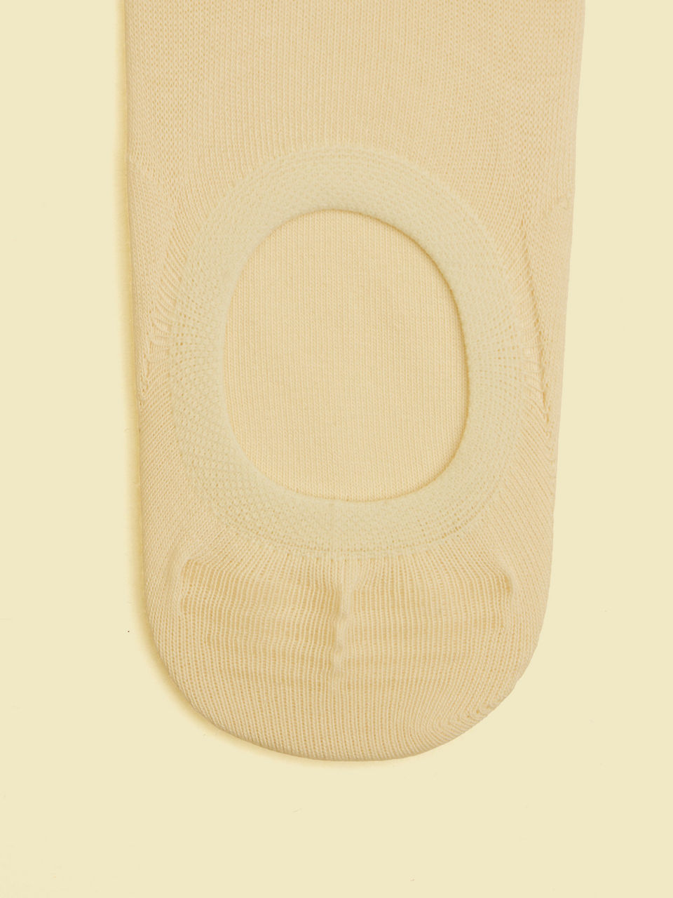 Manyavar Men Warm White Textured No Show Socks