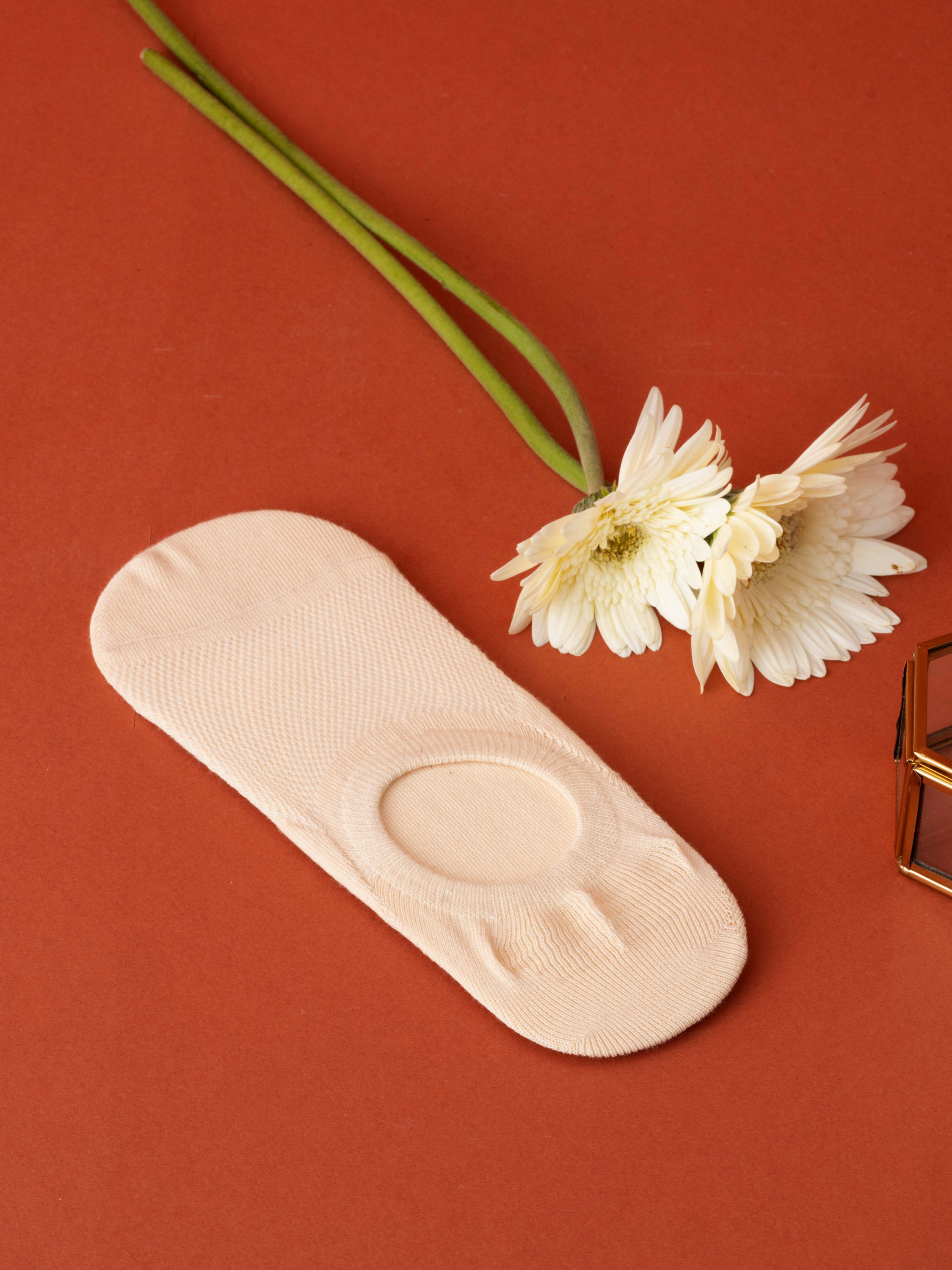 Manyavar Men Beige Elegance Knitted Socks