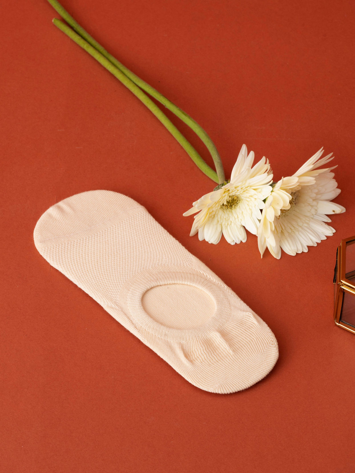 Manyavar Men Beige Elegance Knitted Socks