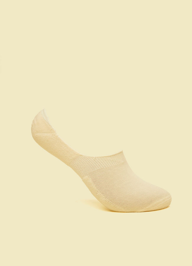 Manyavar Men Cream Knit Radiance Socks