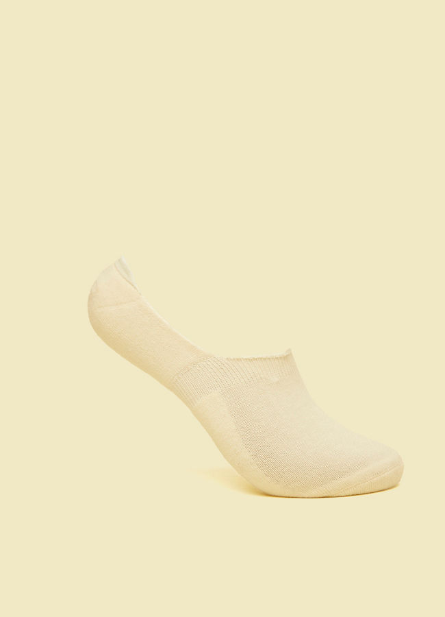 Manyavar Men Warm White No Show Socks