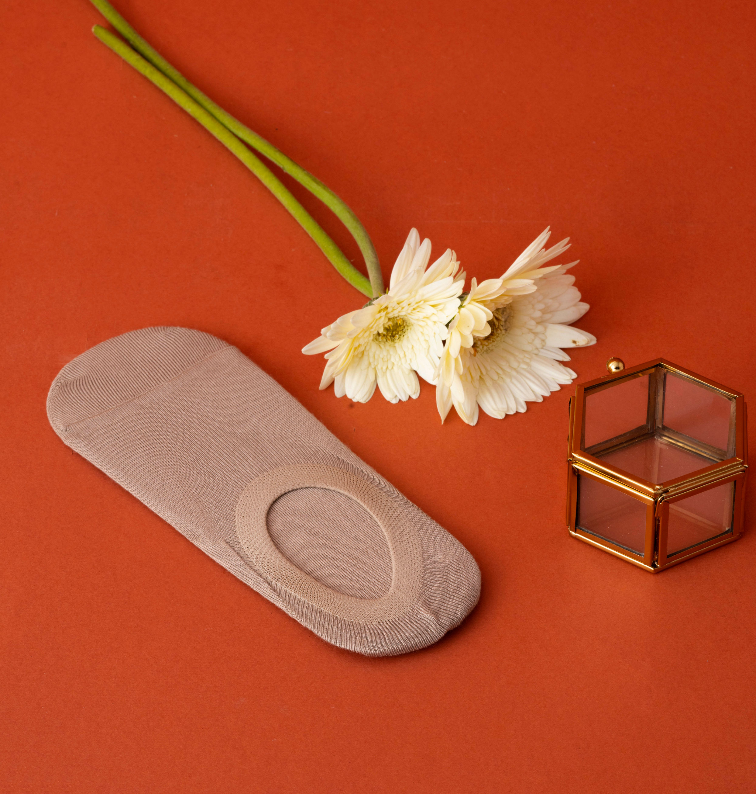 Manyavar Men Fawn Knitted Festive Socks