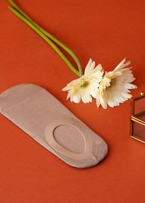 Manyavar Men Fawn Knitted Festive Socks