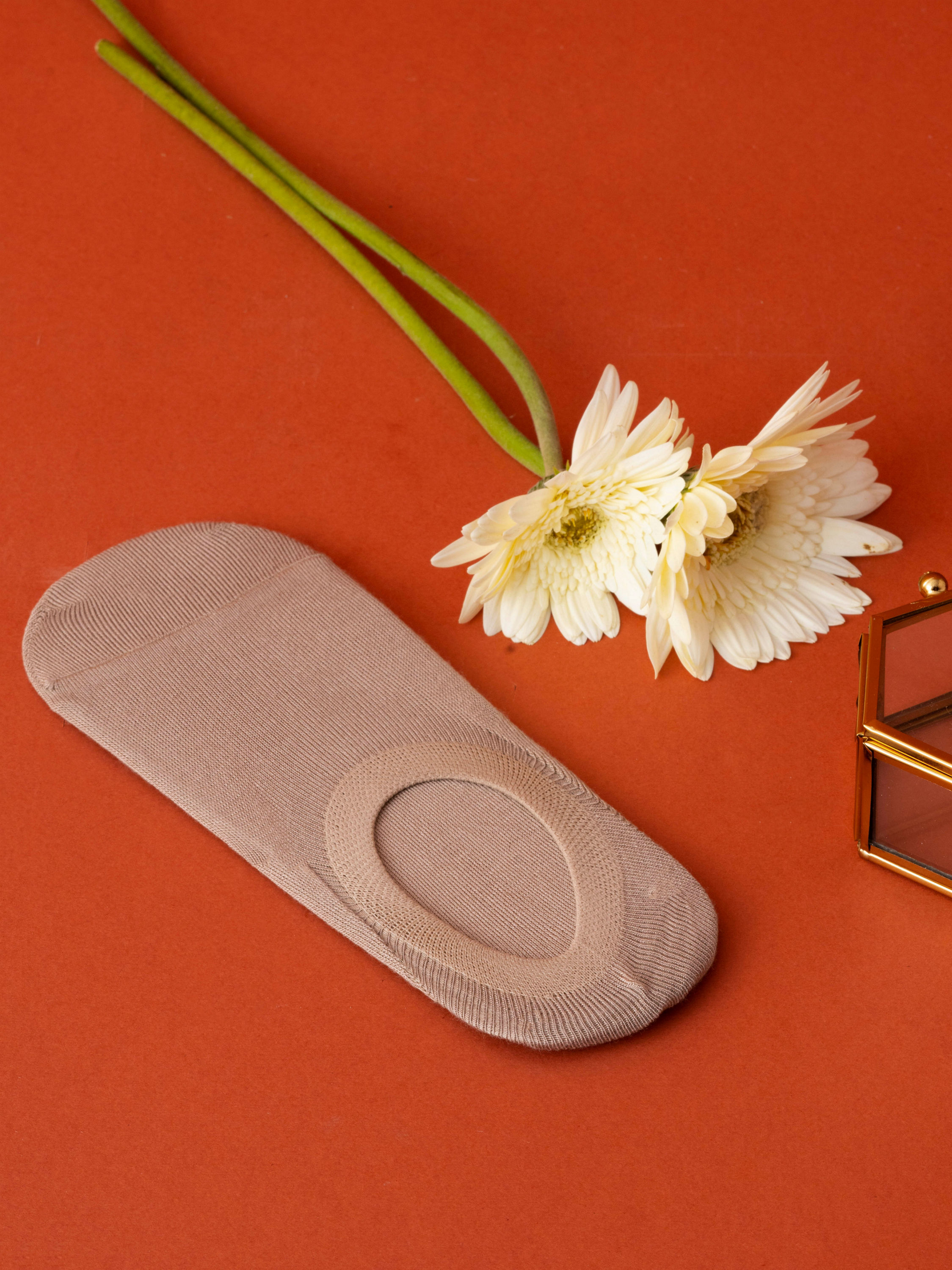 Manyavar Men Fawn Knitted Festive Socks