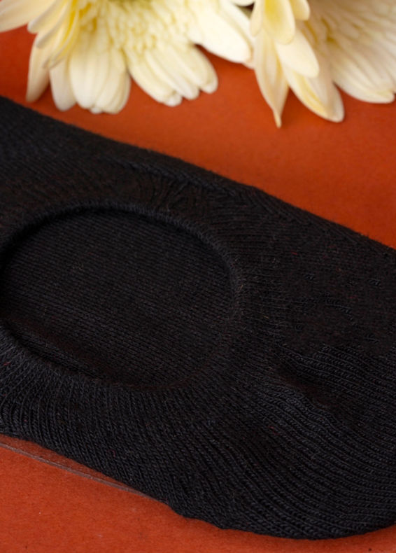 Manyavar Men Sophisticated Black Knit Socks