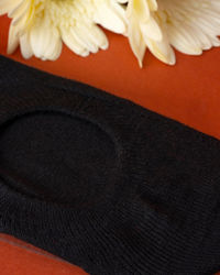 Manyavar Men Sophisticated Black Knit Socks