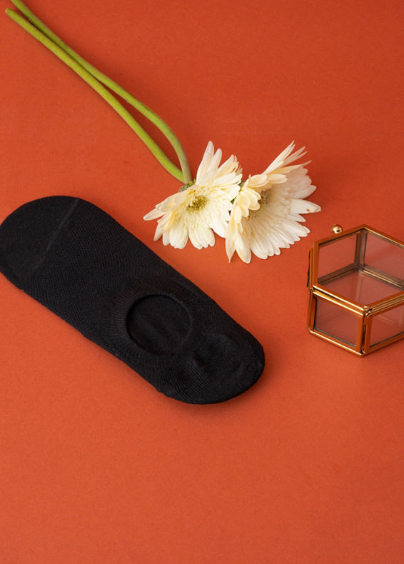 Manyavar Men Sophisticated Black Knit Socks