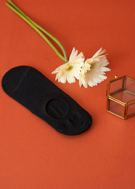 Manyavar Men Sophisticated Black Knit Socks