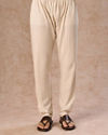 Manyavar Men Light Cream Linen Kurta