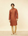 alt message - Manyavar Men Rustic Rapture Kurta Pajama image number 2