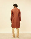 alt message - Manyavar Men Rustic Rapture Kurta Pajama image number 5