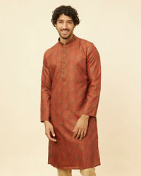 Manyavar Men Rustic Rapture Kurta Pajama