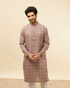 Dusty Lavender Kaleidoscopic Printed Kurta Set