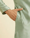Manyavar Men Splendid Green Kurta Pajama