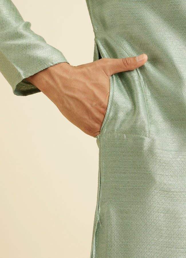 Manyavar Men Splendid Green Kurta Pajama