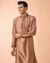 Elegant Brown Kurta and Churidar