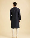 Manyavar Men Regal Dark Blue Kurta Pajama Set