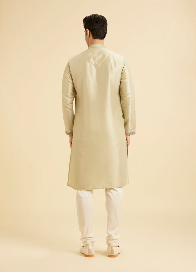 Manyavar Men Emerald Elegance Kurta Pajama